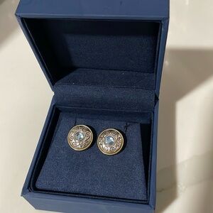 BRIGHTON CELESTIAL SWAROVSKI CRYSTAL EARRINGS.